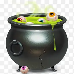 万圣节煮眼睛
