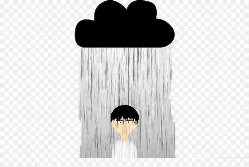 淋雨男孩