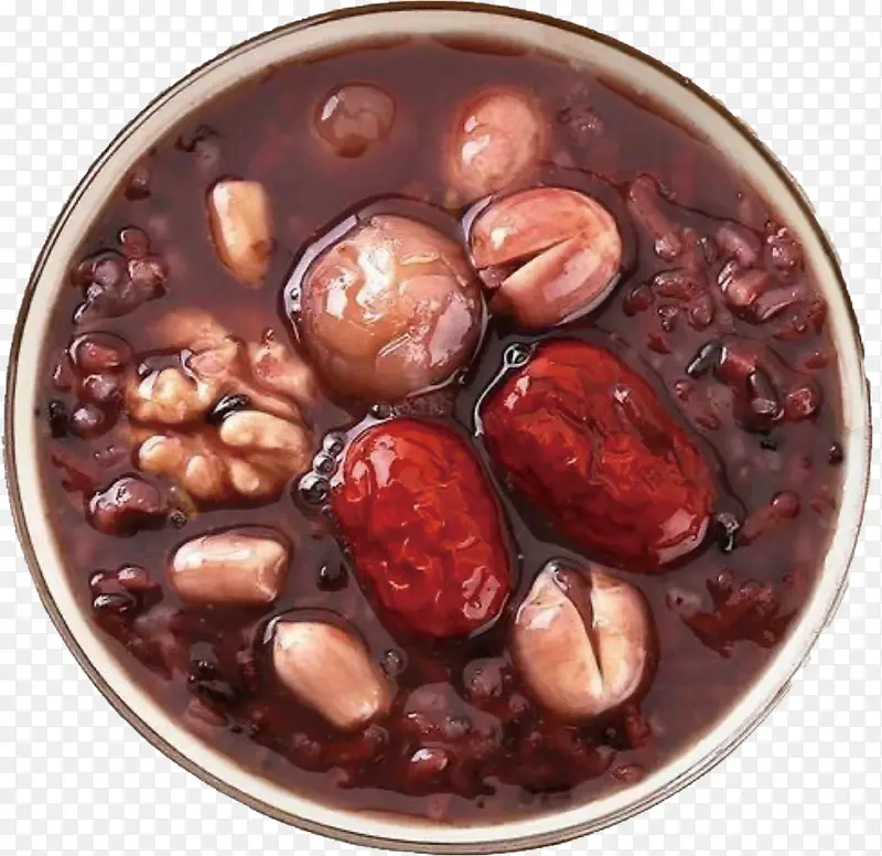 腊八粥俯视图