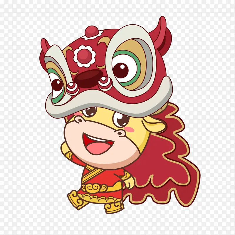 2021舞狮小牛