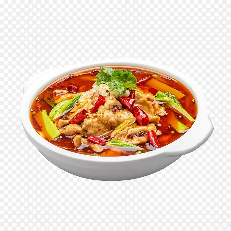麻辣水煮嫩肉片