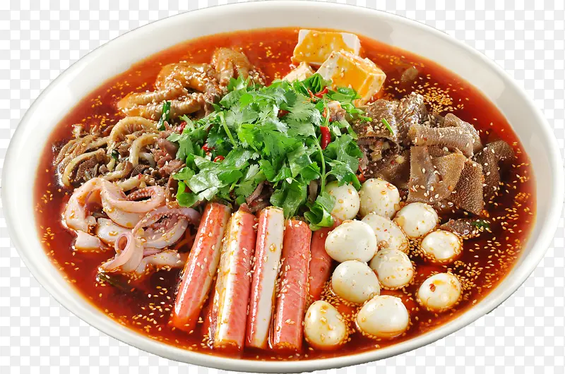 一份冒菜麻辣烫火锅