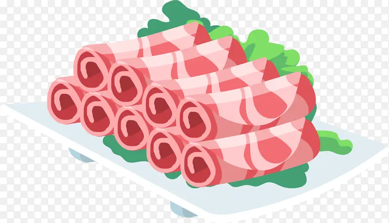 涮火锅菜肥牛卷羊肉卷