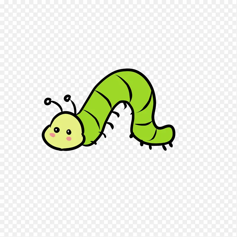 蠕动的青虫