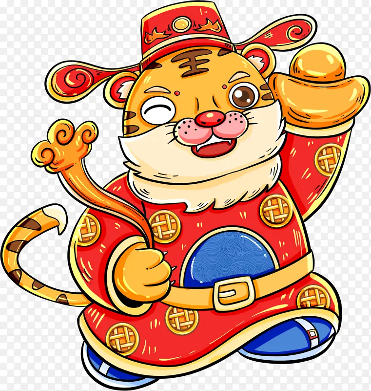 新年财神老虎