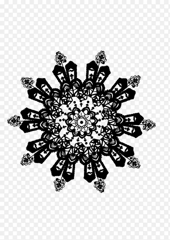 几何对称背景花纹矢量