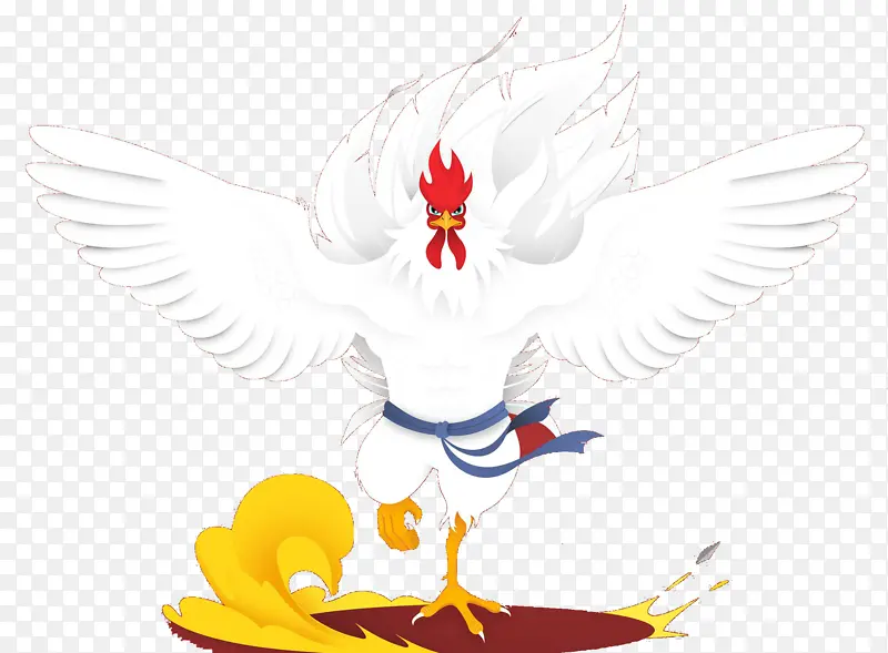 金鸡独立大公鸡