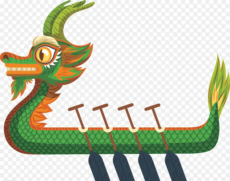 端午赛龙舟手绘动漫卡通龙舟PNG图片素材下载_图片编号11167089-PNG素材网