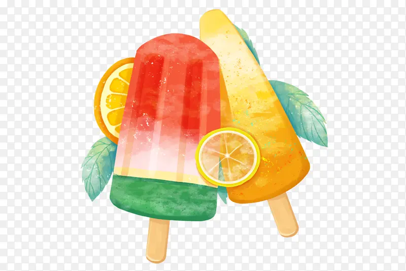 夏日手绘冰糕
