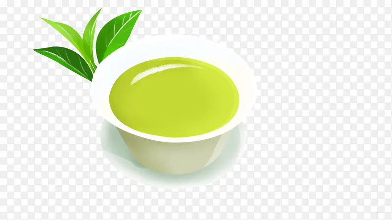 绿茶手绘卡通