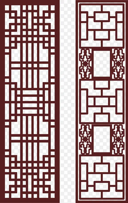 古风仿古镂空门