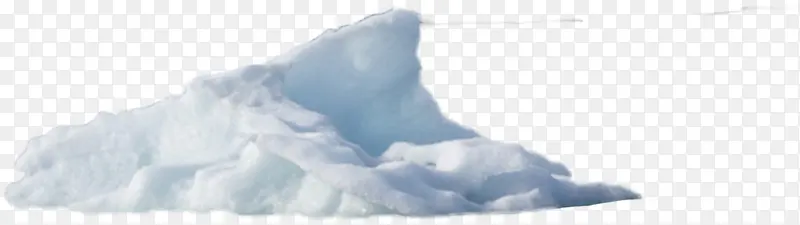 白色冰块雪地