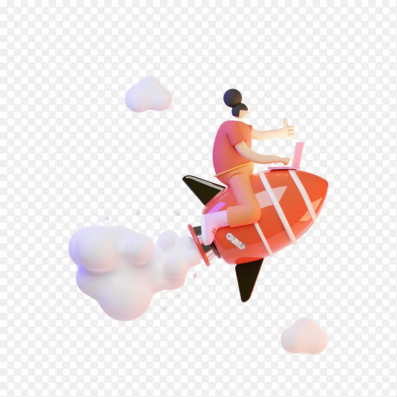 卡通 插画 3D 小人