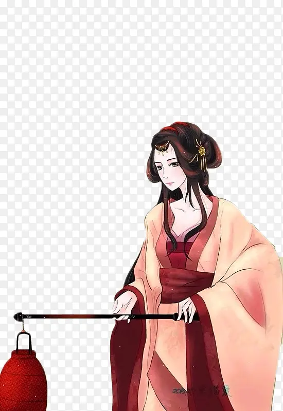 古风一柔情女子