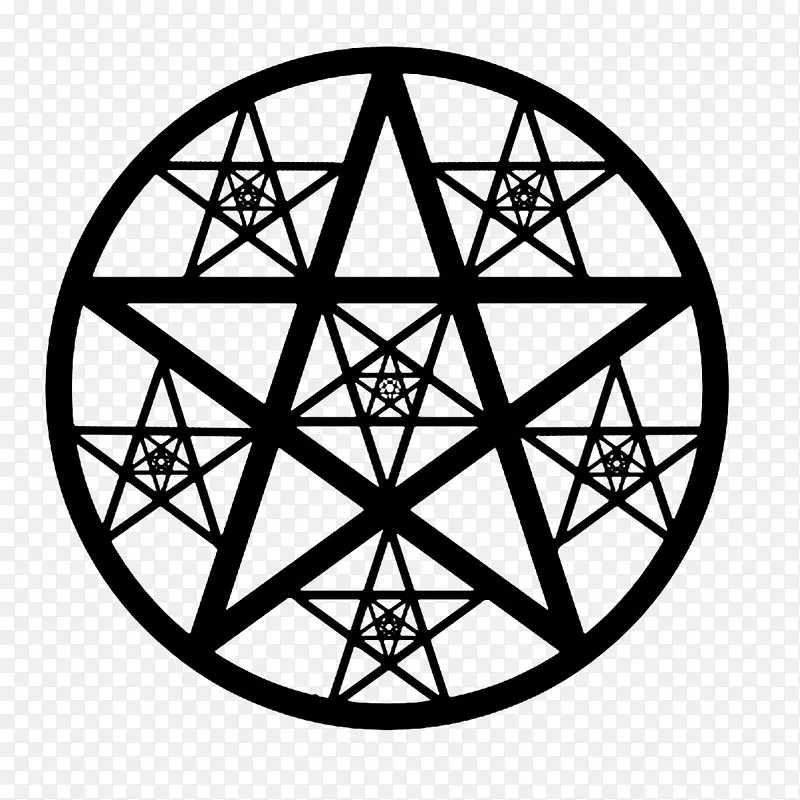 六角星魔法星星图