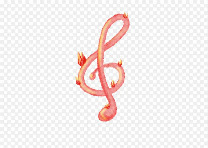 音符,粉色的,png,卡通