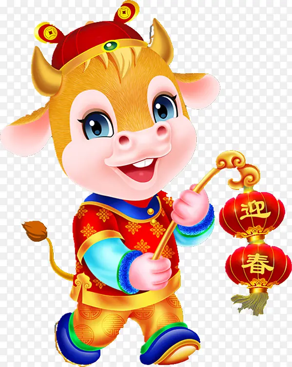 2021年牛年吉祥PNG图片素材下载_图片编号11188656-PNG素材网