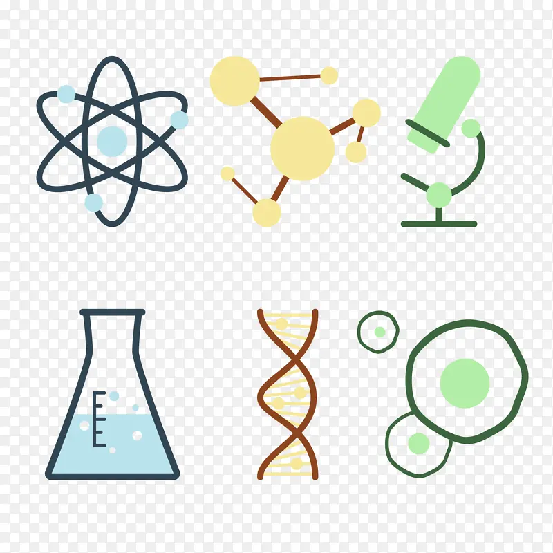 生命科学卡通图标