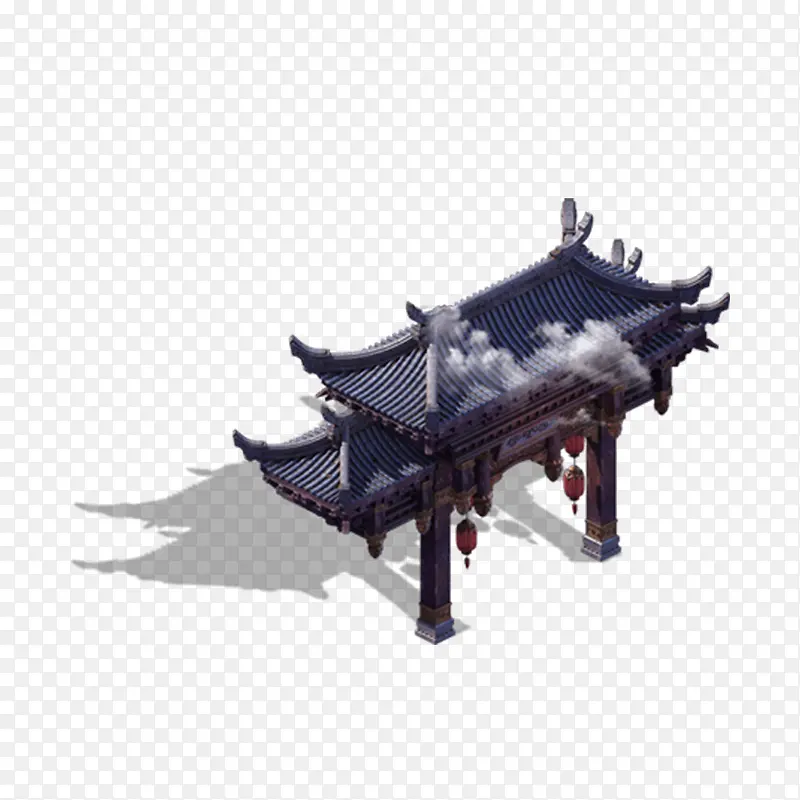 中国风古典牌坊亭子