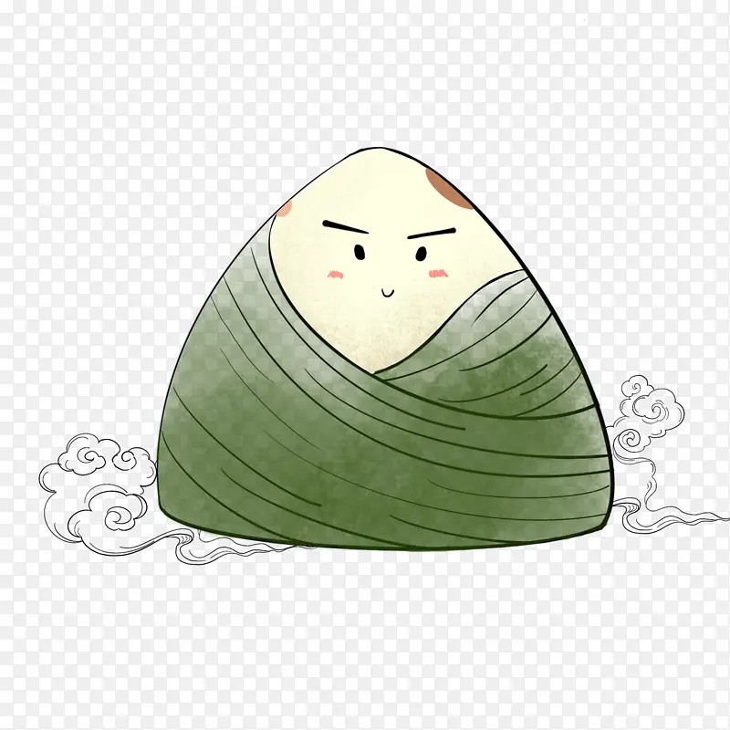端午节粽子水彩中国风素材