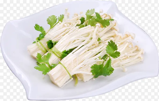 新鲜的金针菇