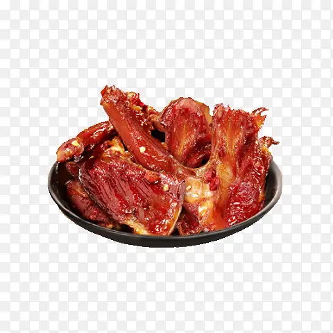 武鸭脖麻辣甜辣锁骨卤味鸭肉小吃