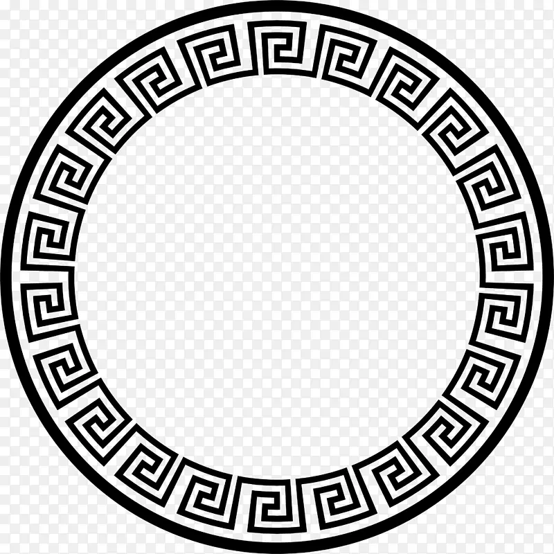 圆形中式边框