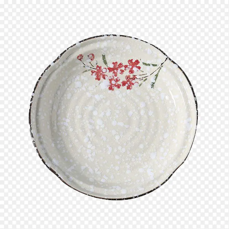 碎花日系盘子