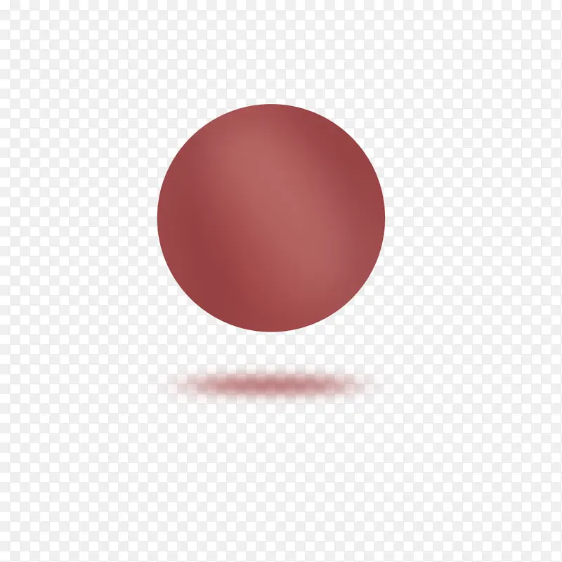 漂浮的红色球