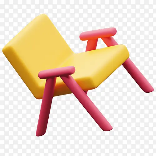 游戏3d图标椅子