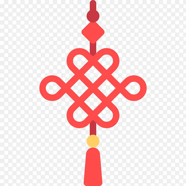 中国结 卡通 图标 免扣
