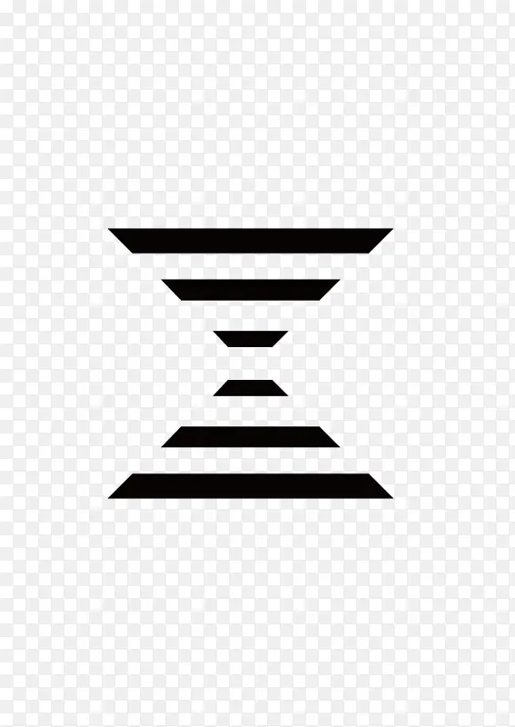 矢量梯形图标
