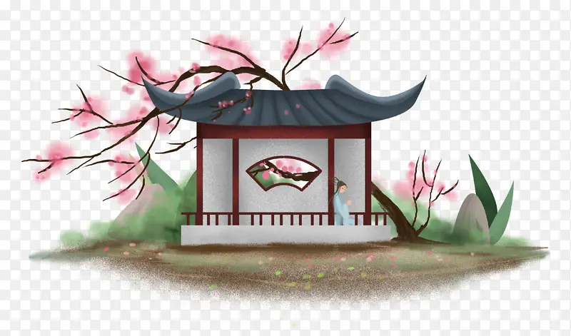 古风插画简约中国风