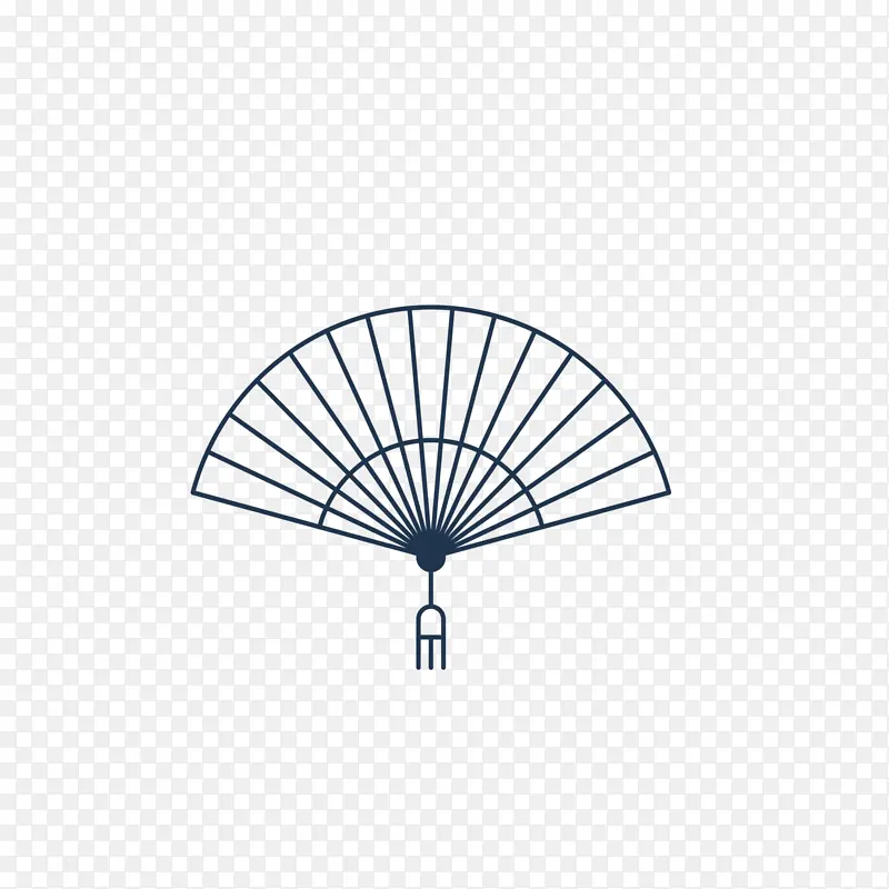 矢量扇骨蓝色PNG图片素材下载_图片编号11198555-PNG素材网