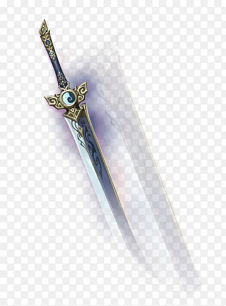 中国风 游戏ui 剑 刀 元素 png