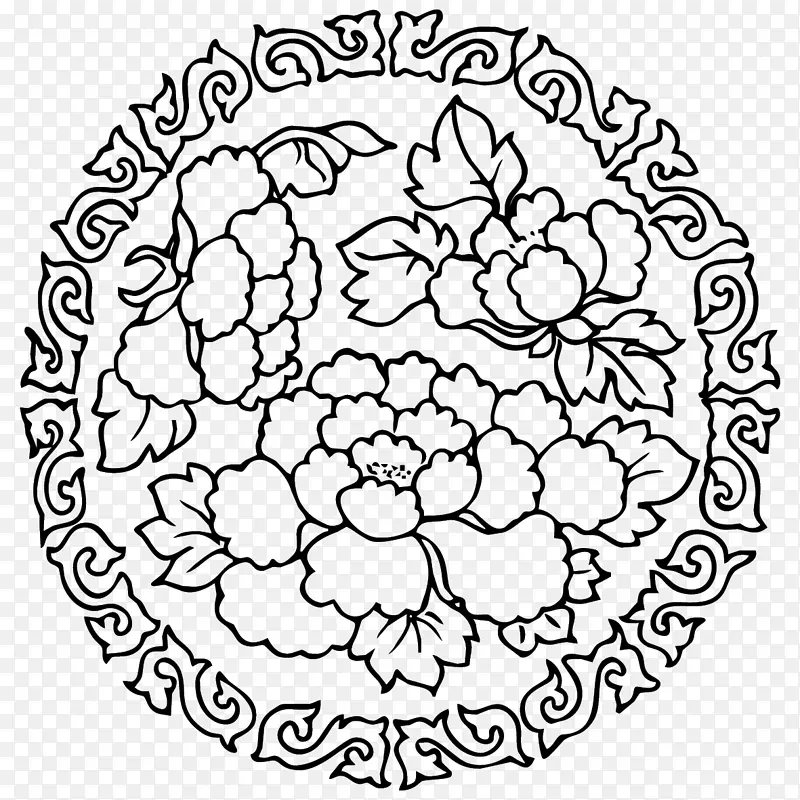 花纹 圆形 传统图案