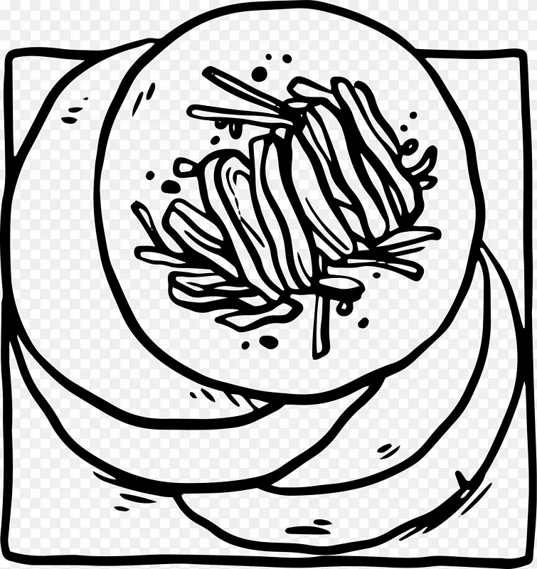 食品 元素 图画 手绘