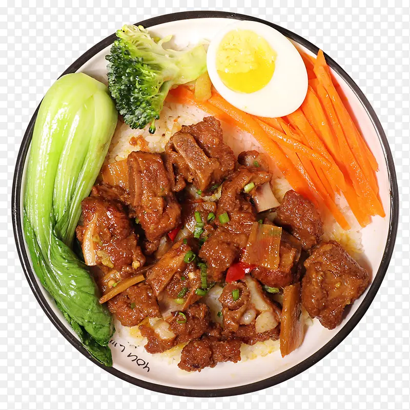 酱香排骨套餐饭