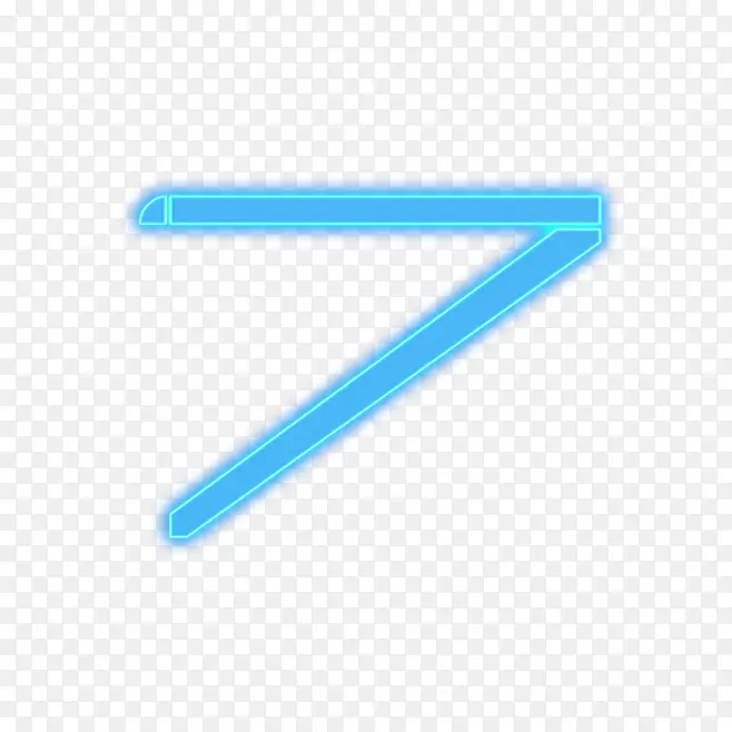 发光体阿拉伯数字6