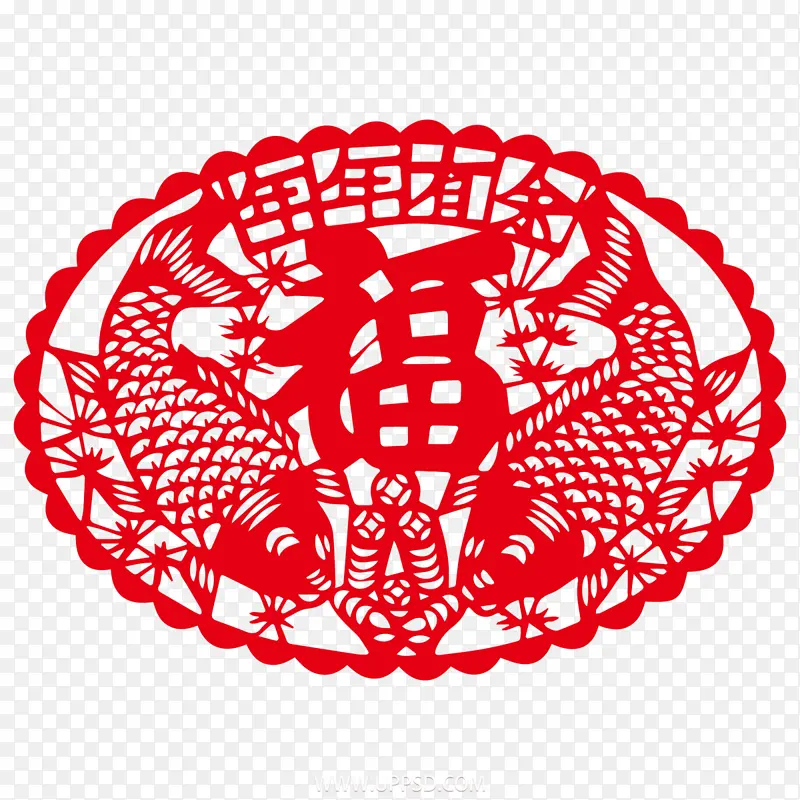 春节剪纸窗贴福到1PNG图片素材下载_图片编号11205252-PNG素材网