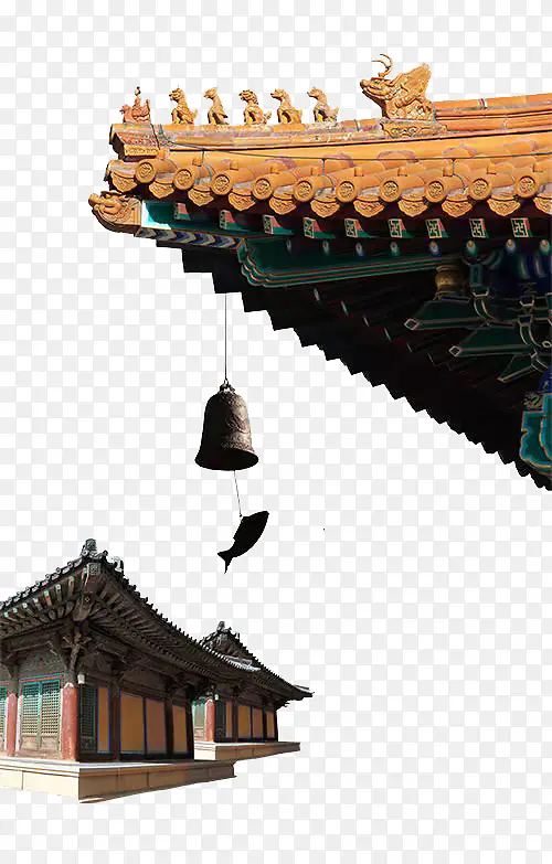 中国元素，古代房子