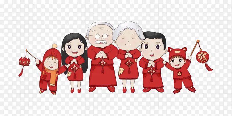 中国风新春贺岁形象元素