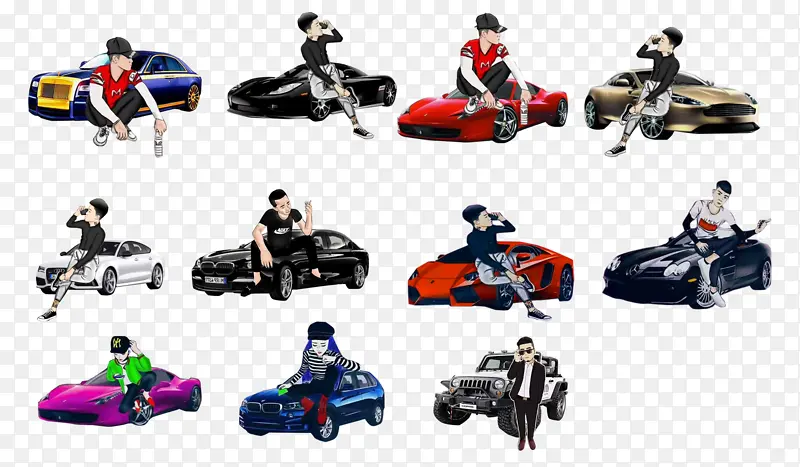 社会人跑车png