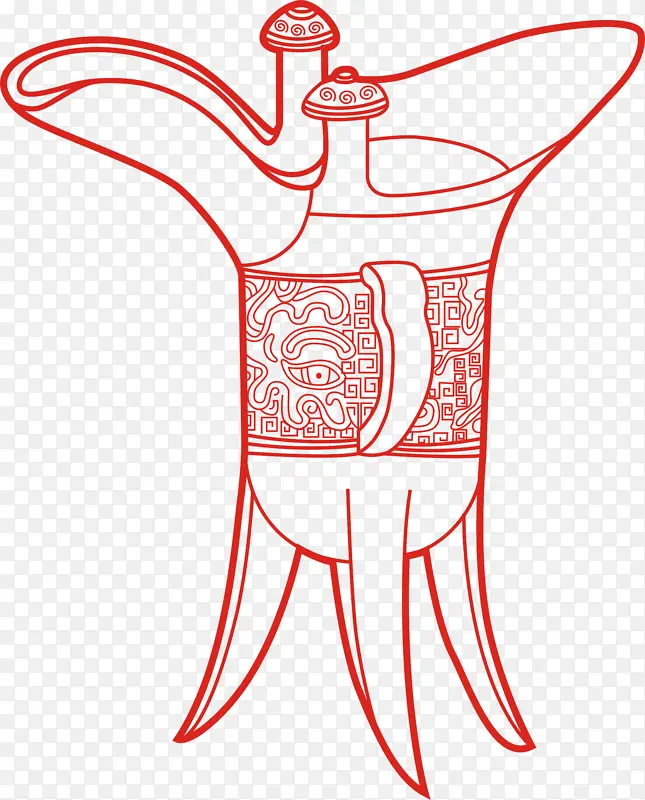 古代酒杯酒爵