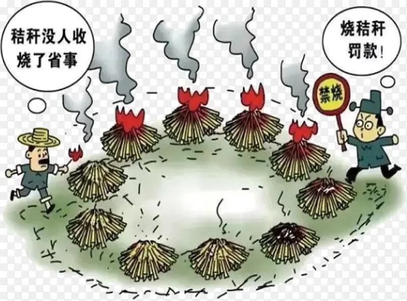 焚烧秸秆罚款PNG图片素材下载_图片编号11211997-PNG素材网