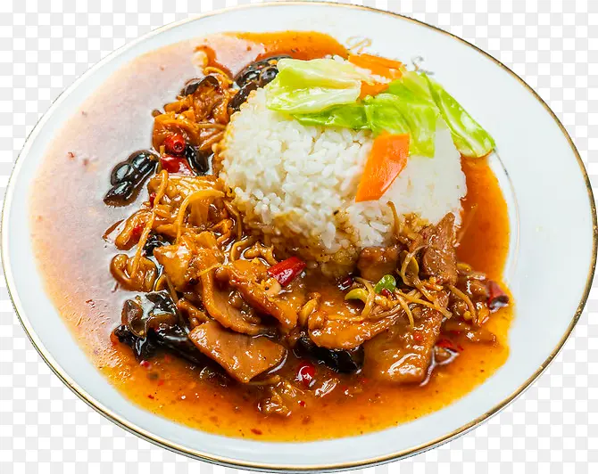 牛肉盖饭，盖浇饭，牛肉片饭，牛肉盖浇饭