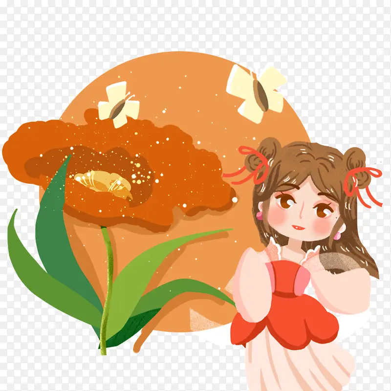 国潮古风少女图片素材