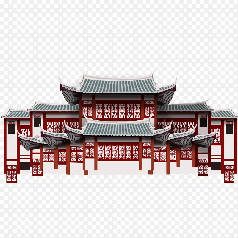 中国风古风建筑宫殿素材PNG图片素材下载_图片编号11213047-PNG素材网