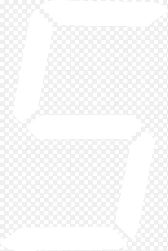 白色数码数字