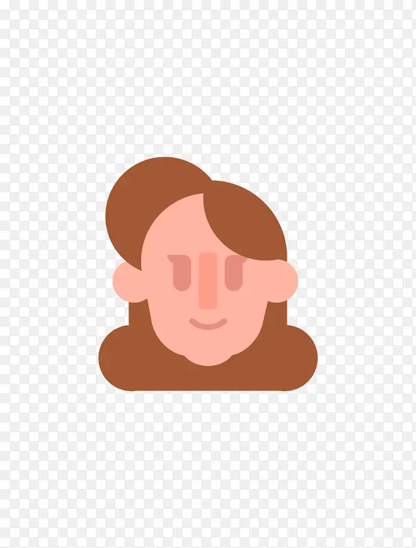 卡通人物插画素材 woman